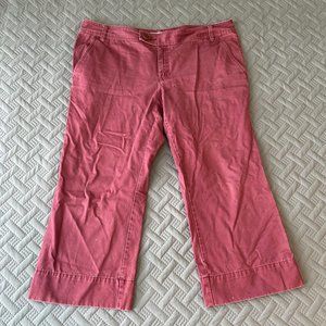 Old Navy Women's Light Red Capris Size 18